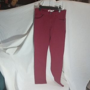 Levi's 510 skinny dark red jean